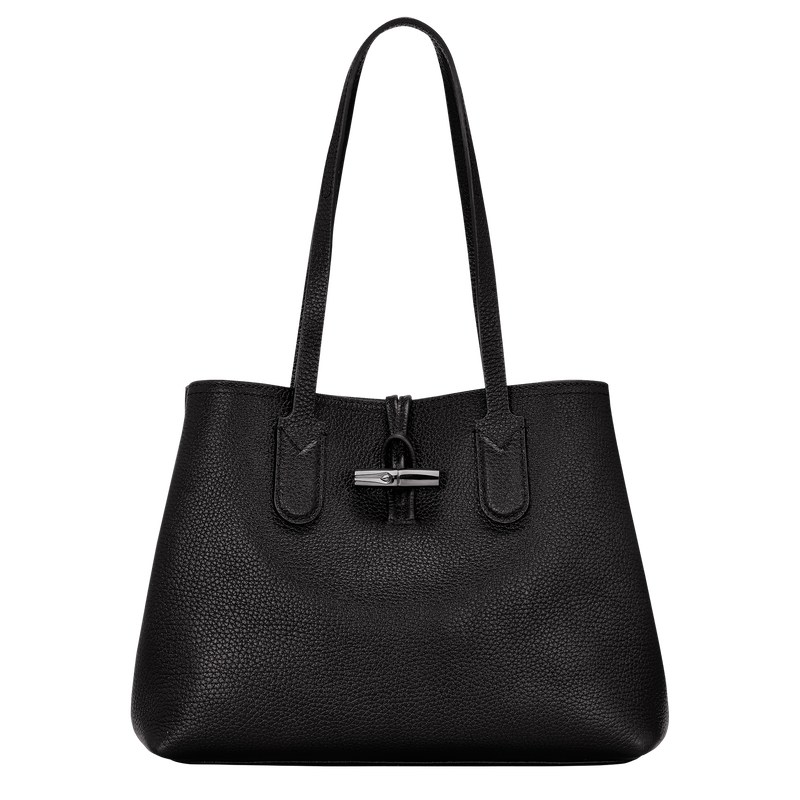 Longchamp Le Roseau Essential M Tote Bag Negras | EY8247539