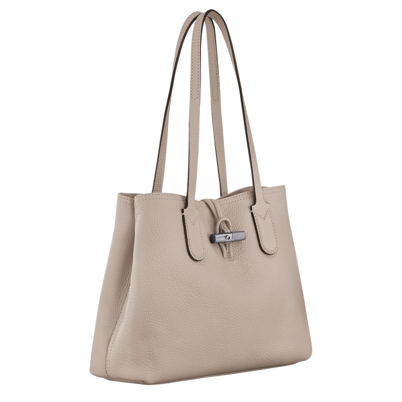 Longchamp Le Roseau Essential M Tote Bag Clay | PL2835769