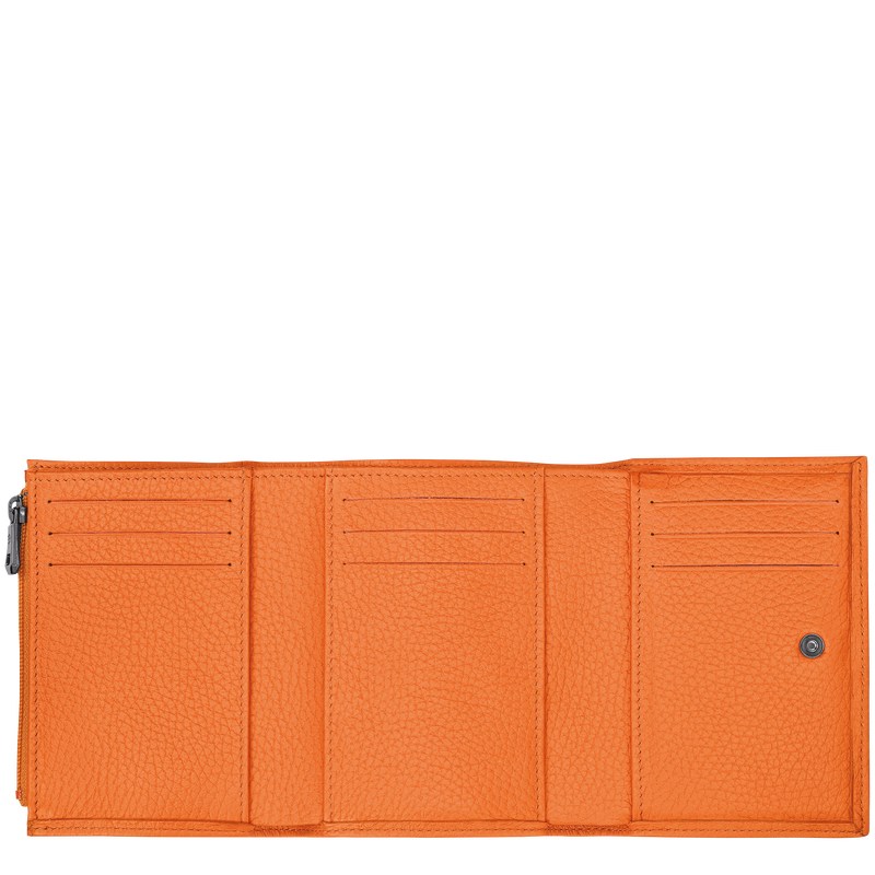 Longchamp Le Roseau Essential Wallet Naranjas | OM3925846