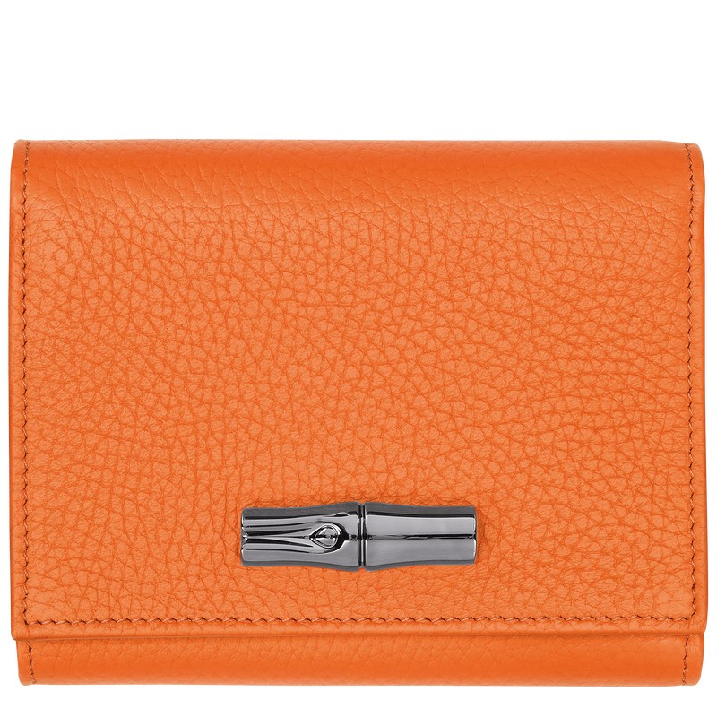 Longchamp Le Roseau Essential Wallet Naranjas | OM3925846