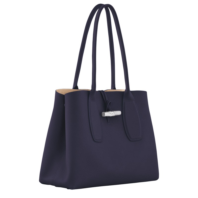 Longchamp Le Roseau L Tote Bag Bilberry | BP6598140