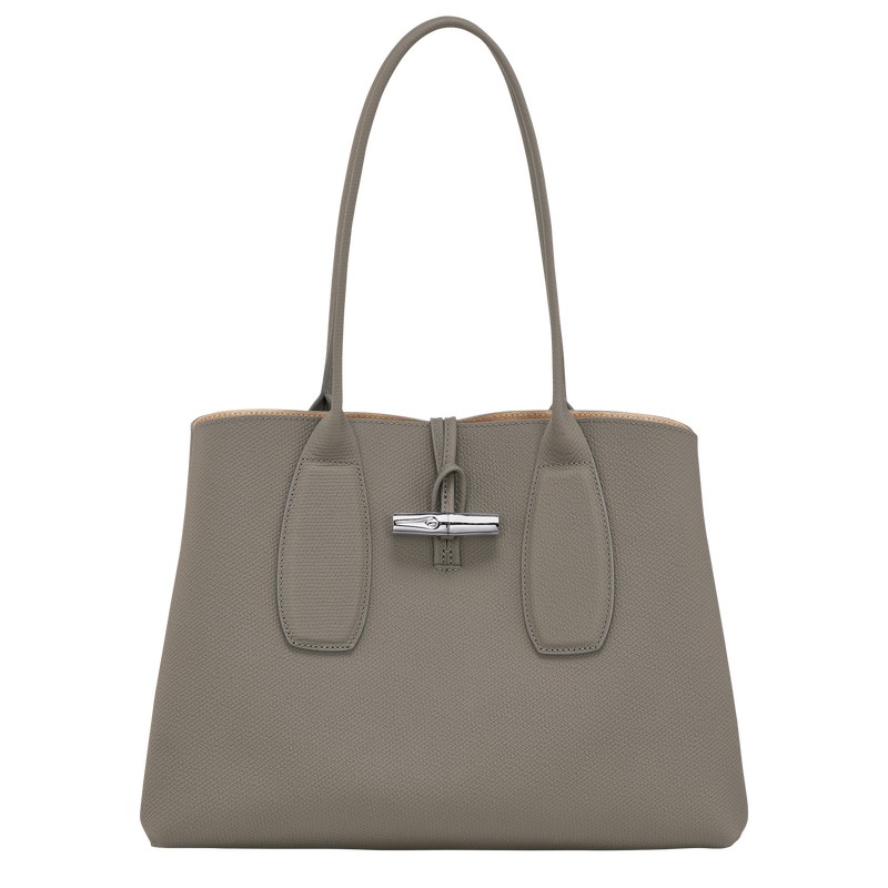 Longchamp Le Roseau L Tote Bag Turtledove | ZR4190768