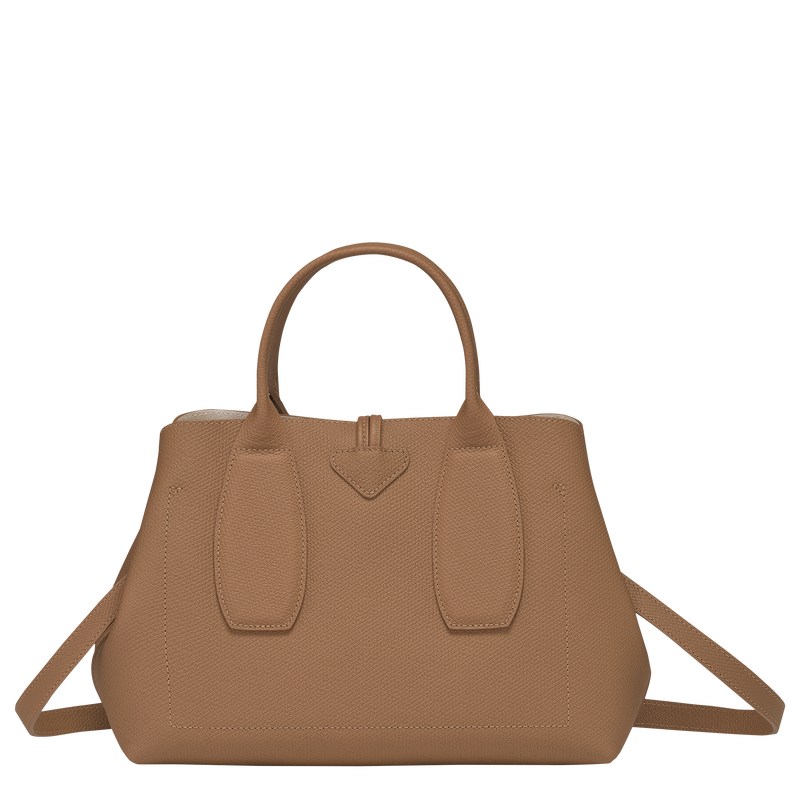 Longchamp Le Roseau M Handbag Natural | UY2870134