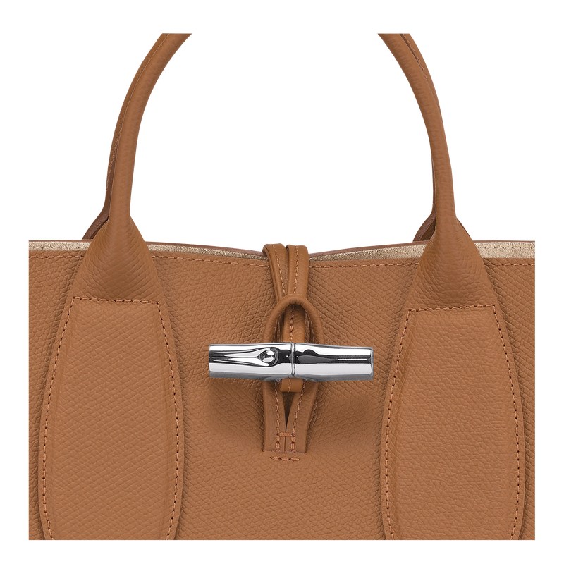 Longchamp Le Roseau M Handbag Natural | UY2870134