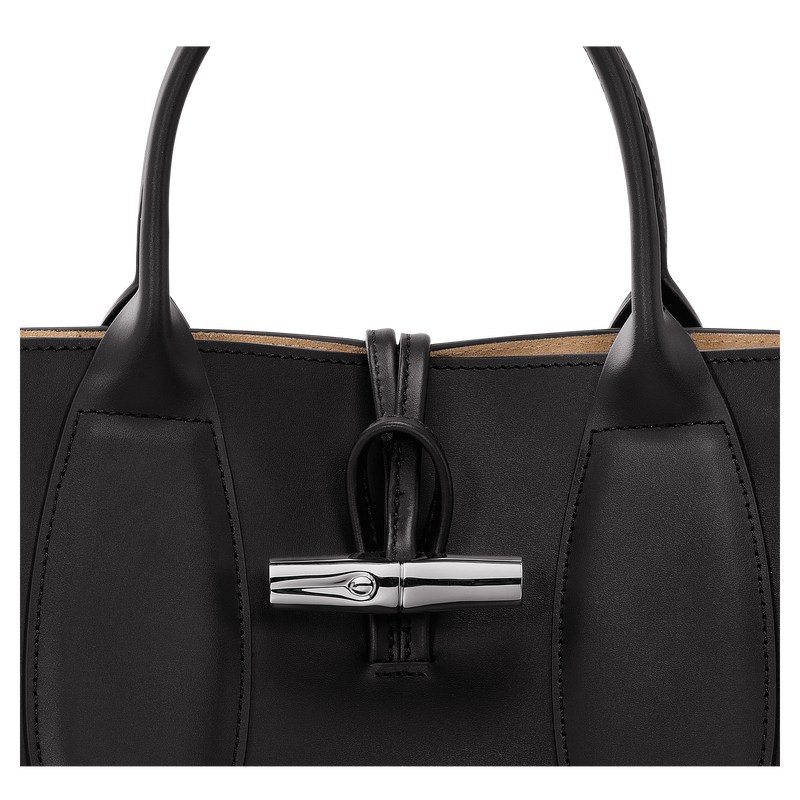 Longchamp Le Roseau M Handbag Negras | SM8354267