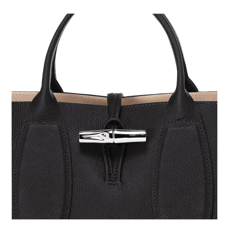 Longchamp Le Roseau M Handbag Negras | ZN9176852