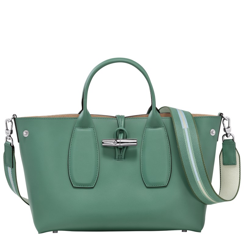 Longchamp Le Roseau M Handbag Sage | TI7608429