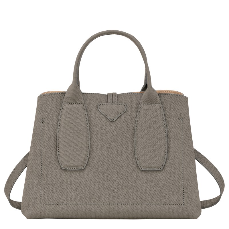 Longchamp Le Roseau M Handbag Turtledove | VJ4891326