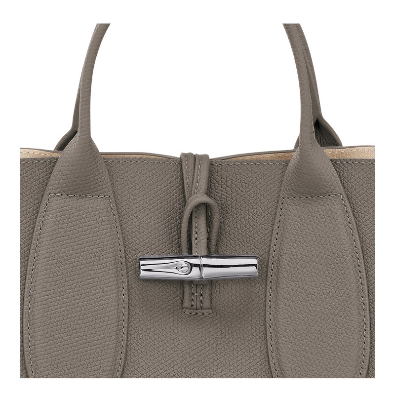 Longchamp Le Roseau M Handbag Turtledove | VJ4891326