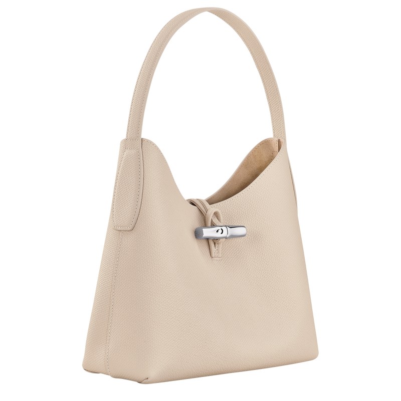 Longchamp Le Roseau M Hobo Bag Paper | NG8671259