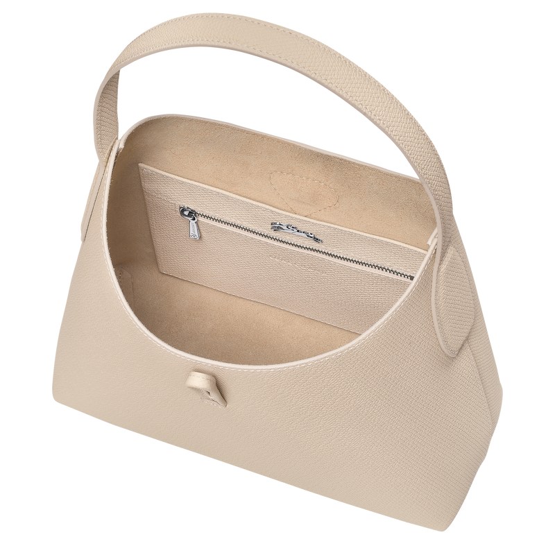 Longchamp Le Roseau M Hobo Bag Paper | NG8671259