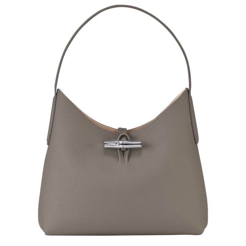 Longchamp Le Roseau M Hobo Bag Turtledove | OJ7364502