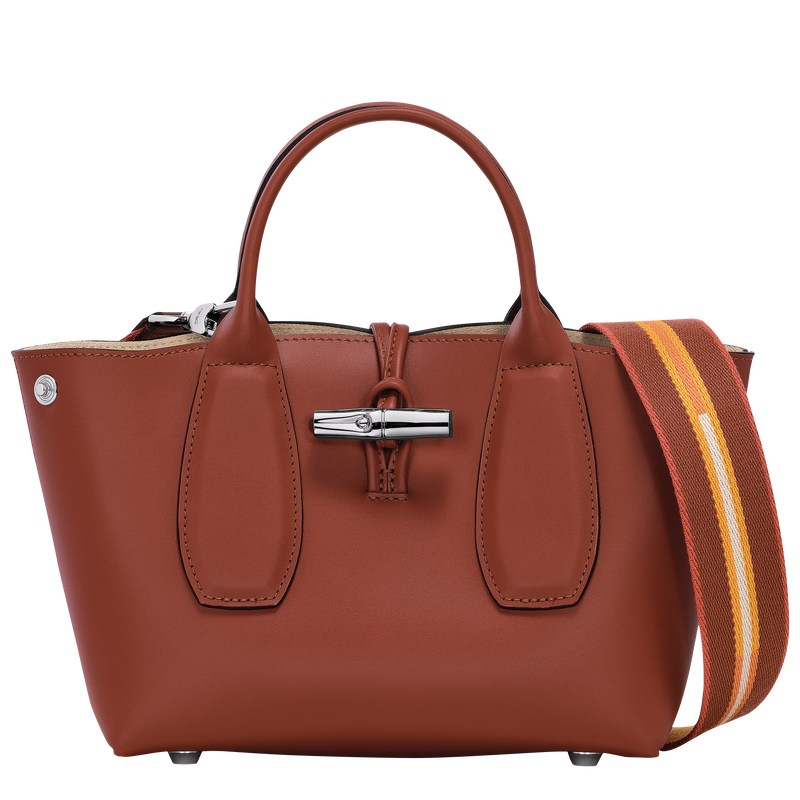 Longchamp Le Roseau S Handbag Mahogany | PI0197642