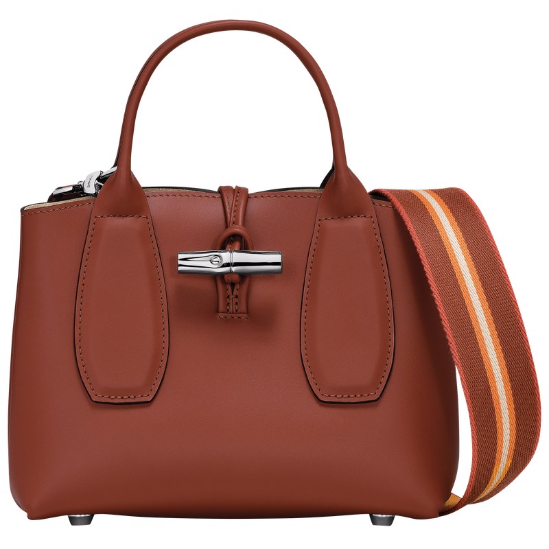 Longchamp Le Roseau S Handbag Mahogany | PI0197642