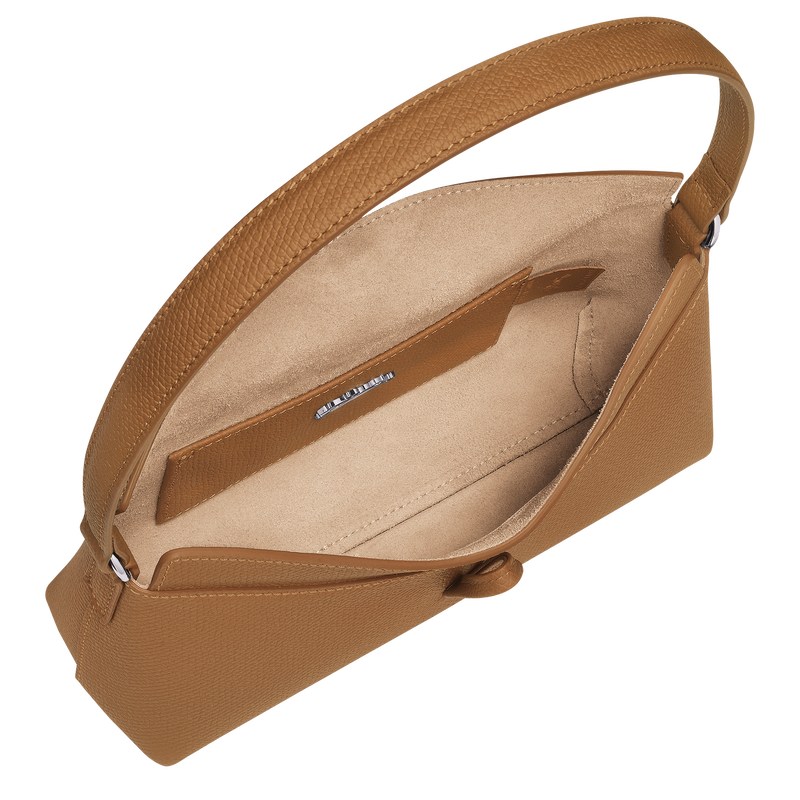 Longchamp Le Roseau S Hobo Bag Natural | KW1586370