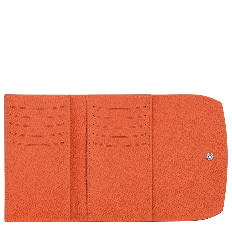 Longchamp Le Roseau Wallet Naranjas | YV9437205