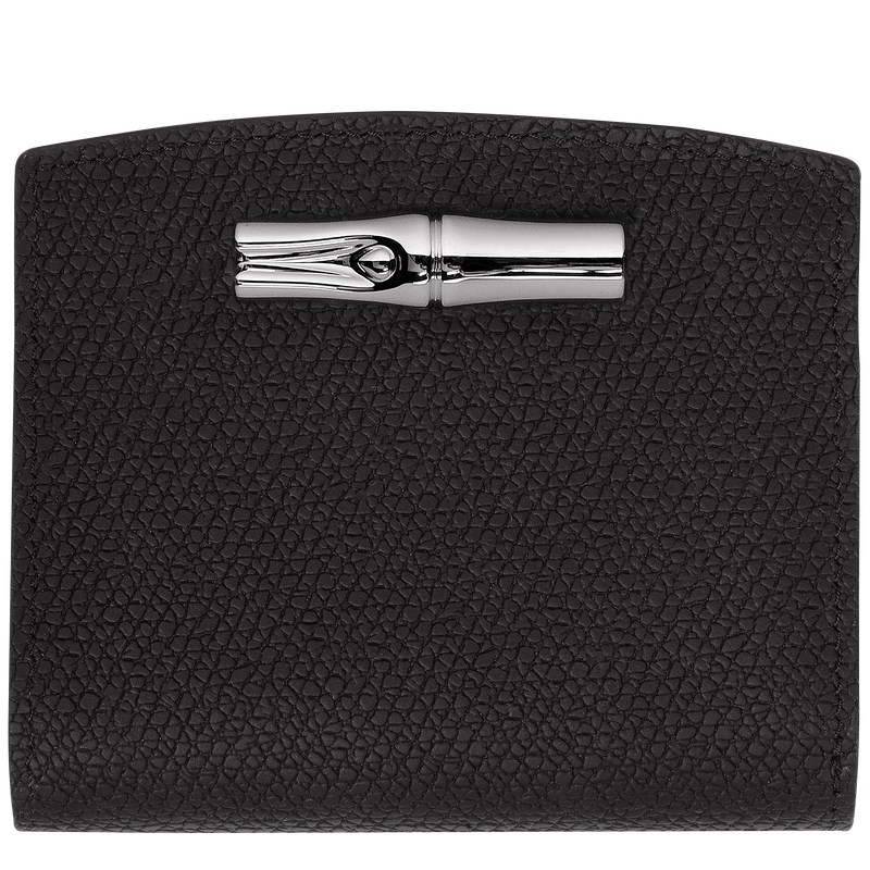 Longchamp Le Roseau Wallet Negras | EC2537190