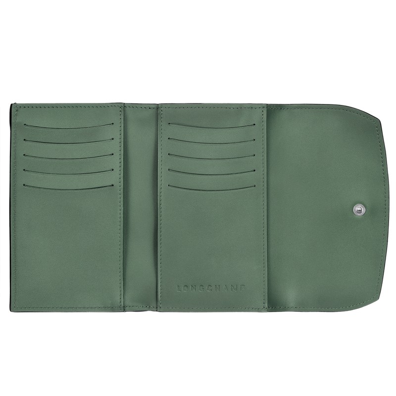 Longchamp Le Roseau Wallet Sage | CT4208596