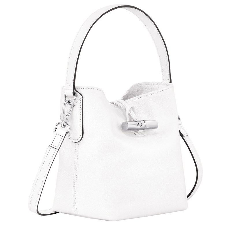 Longchamp Le Roseau Xs Bucket Bag Blancas | DR6507418