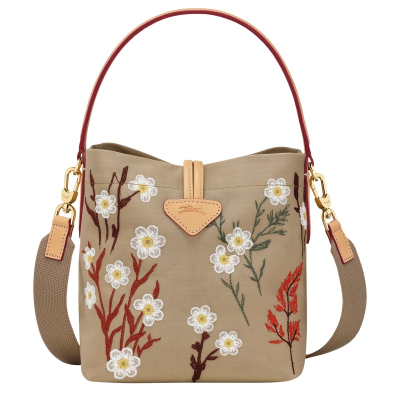 Longchamp Le Roseau Xs Bucket Bag Oat | IK6827135