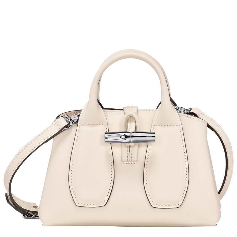 Longchamp Le Roseau Xs Handbag Ecru | TL0476931