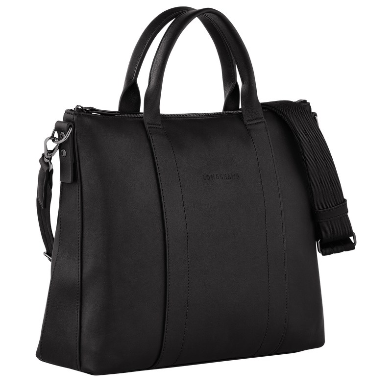 Longchamp Longchamp 3d Briefcase Negras | VN6192704