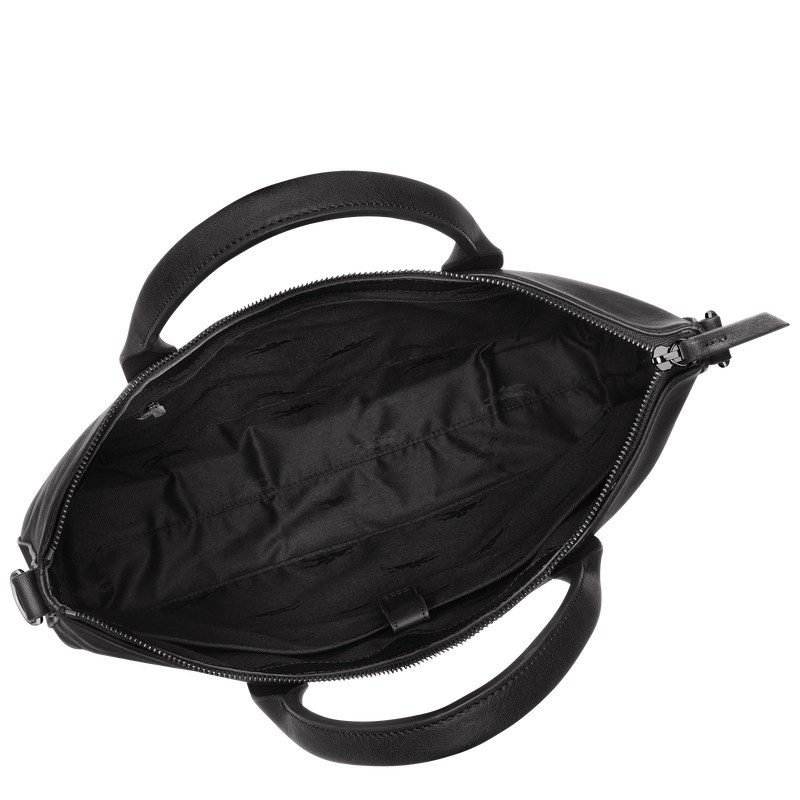 Longchamp Longchamp 3d Briefcase Negras | VN6192704