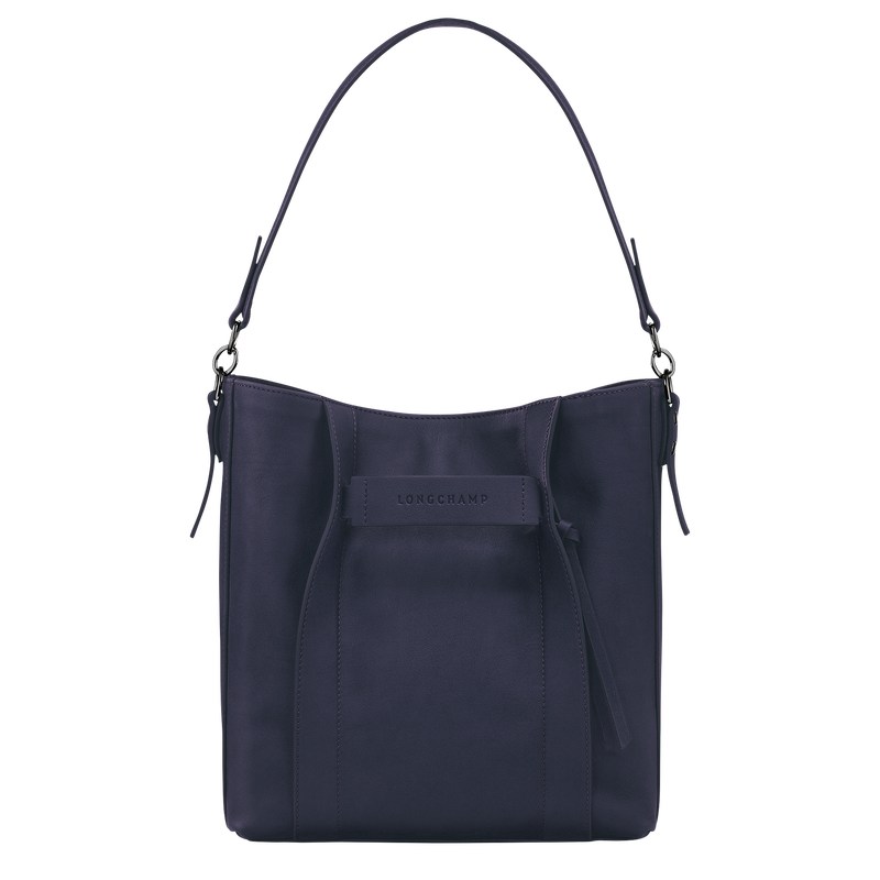 Longchamp Longchamp 3d M Hobo Bag Bilberry | NF9481650