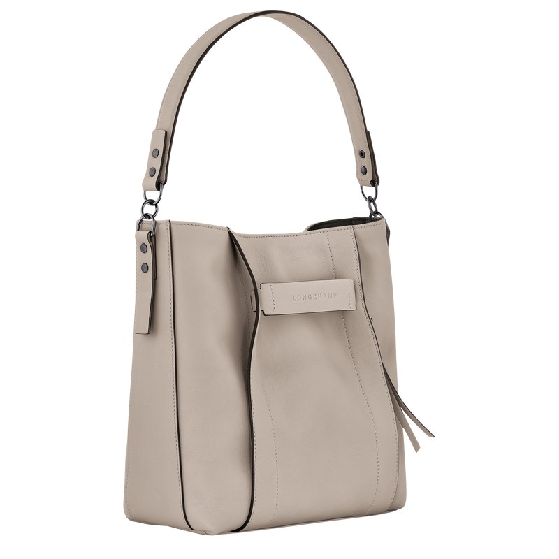 Longchamp Longchamp 3d M Hobo Bag Clay | SB7604235