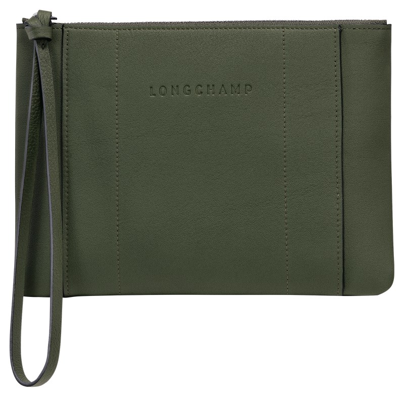 Longchamp Longchamp 3d Pouch Kaki | ZY3974086