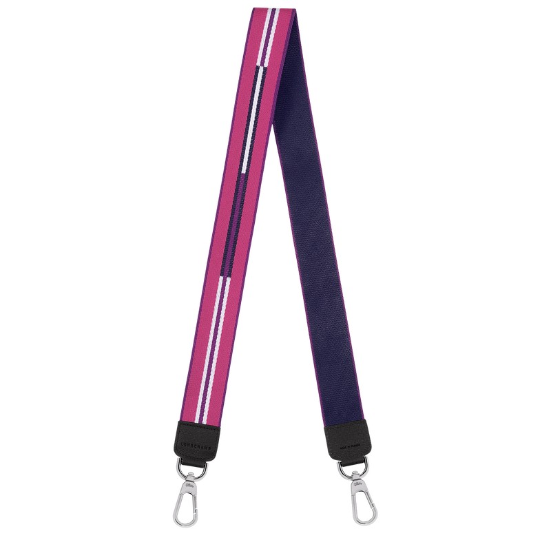 Longchamp Longchamp Rayures Shoulder Strap Violet | WT6895427