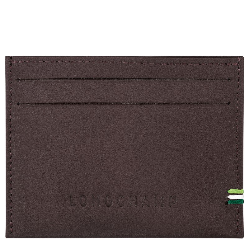 Longchamp Longchamp Sur Seine Card Holder Mocha | MT5608319