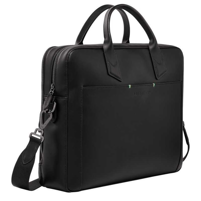 Longchamp Longchamp Sur Seine M Briefcase Negras | YJ5812406