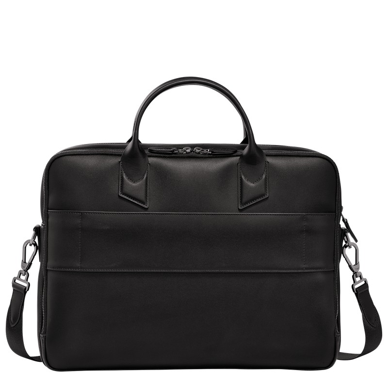 Longchamp Longchamp Sur Seine M Briefcase Negras | YJ5812406