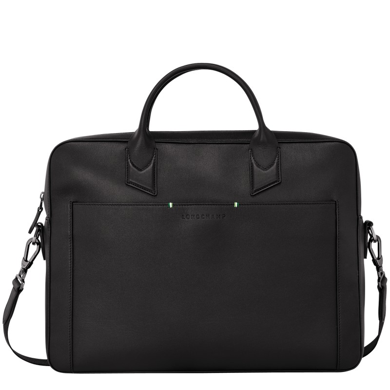 Longchamp Longchamp Sur Seine M Briefcase Negras | YJ5812406