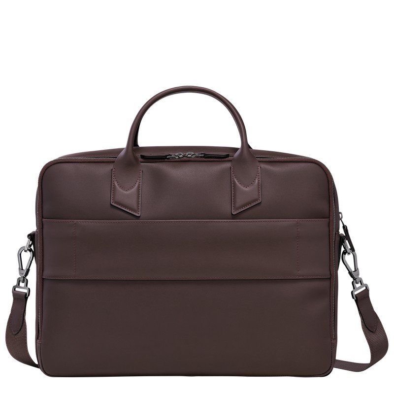 Longchamp Longchamp Sur Seine M Briefcase Mocha | ZC7492538