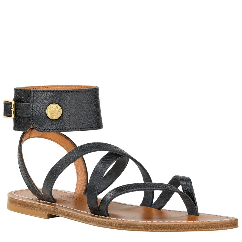 Longchamp Longchamp X K.Jacques Sandals Negras | UX1492853