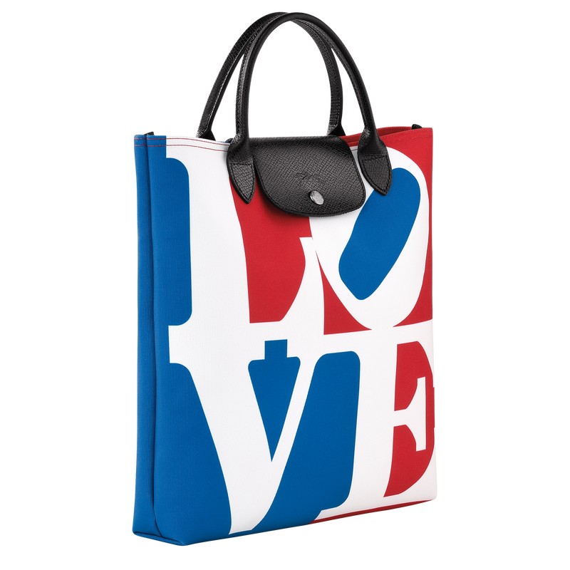 Longchamp Longchamp X Robert Indiana L Handbag Blancas | NX7638021