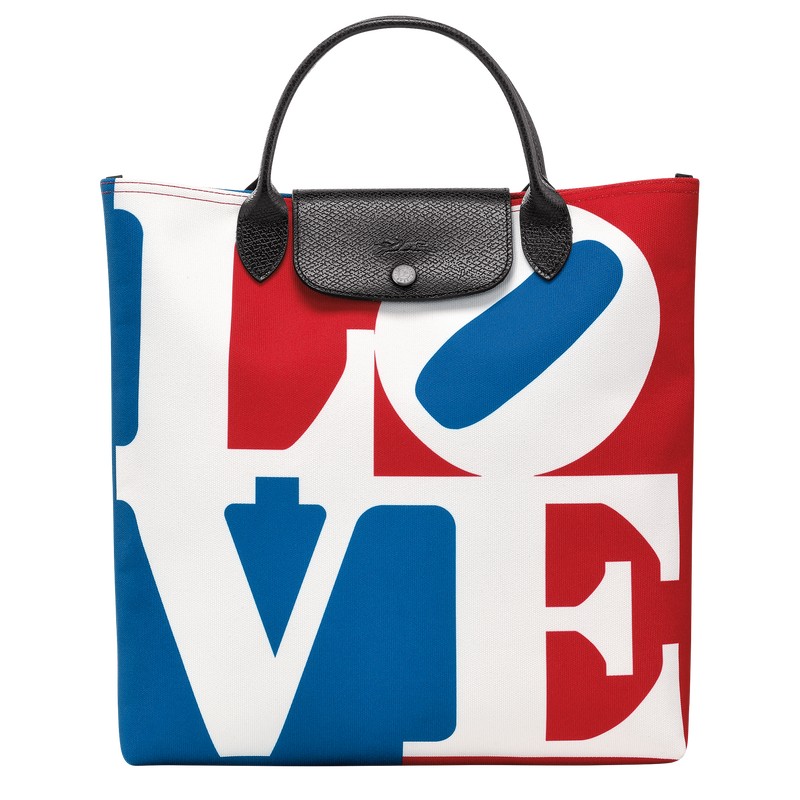 Longchamp Longchamp X Robert Indiana L Handbag Blancas | NX7638021