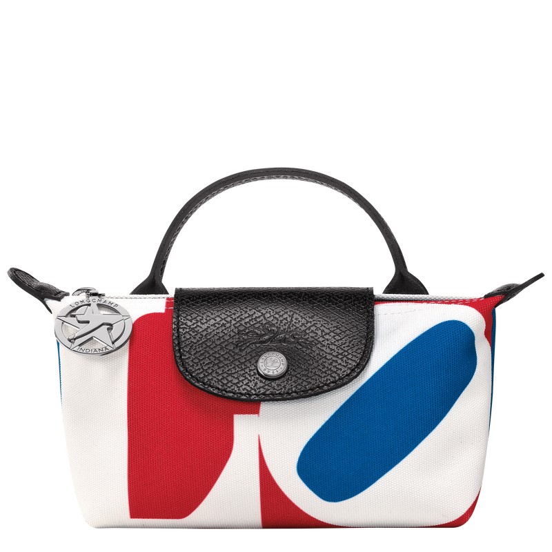 Longchamp Longchamp X Robert Indiana Pouch Blancas | XR9236410