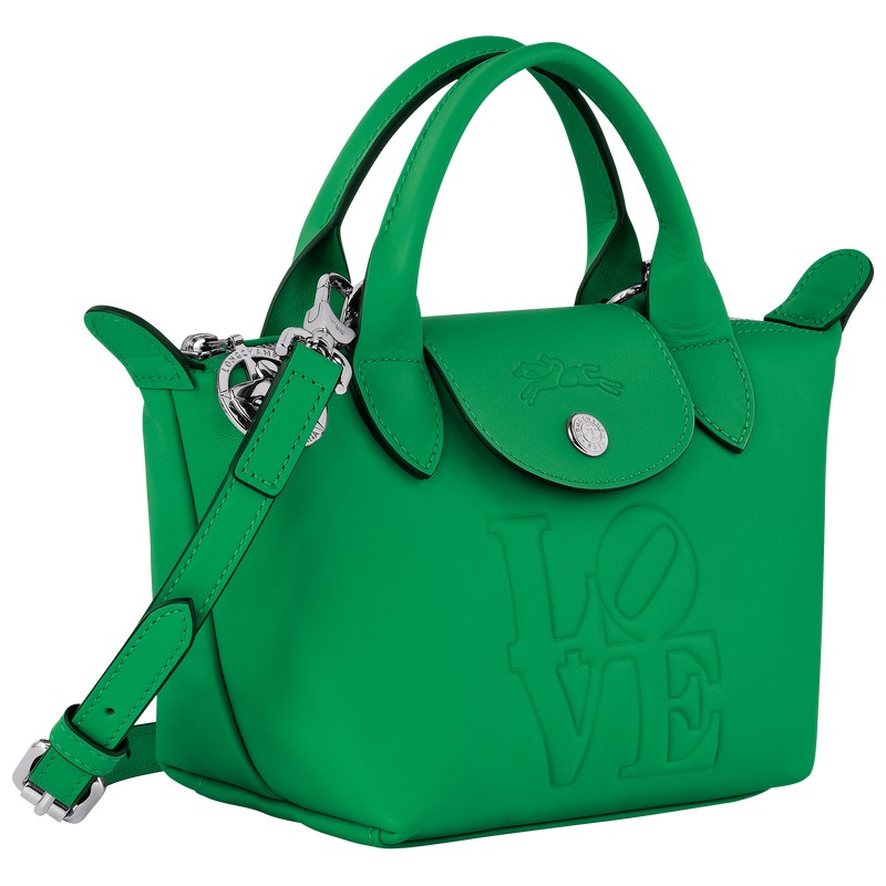 Longchamp Longchamp X Robert Indiana Xs Handbag Verde | EV8356072