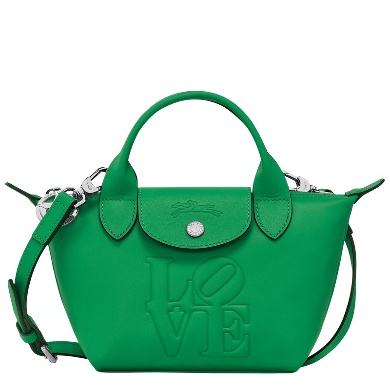 Longchamp Longchamp X Robert Indiana Xs Handbag Verde | EV8356072