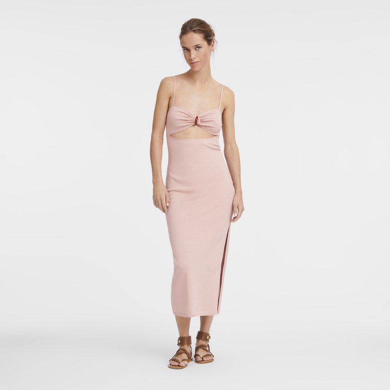 Longchamp Midi Dress Nude | DW1306859