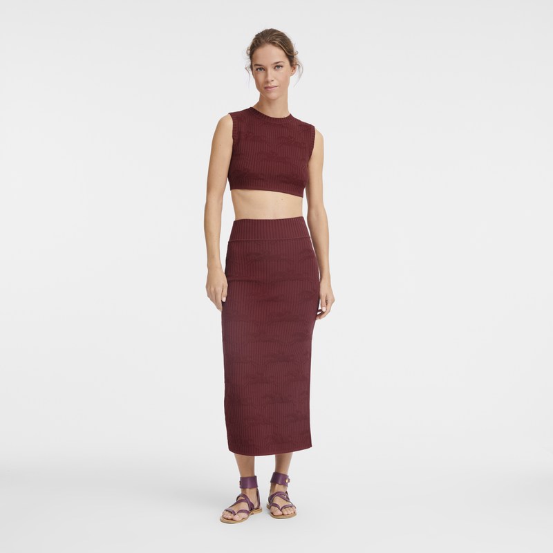 Longchamp Midi Skirt Sienna | EZ8590432