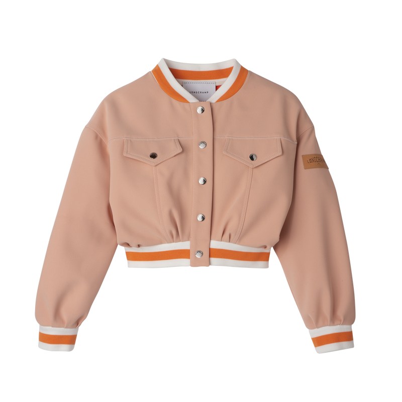 Longchamp Short Jacket Nude | CV9327015