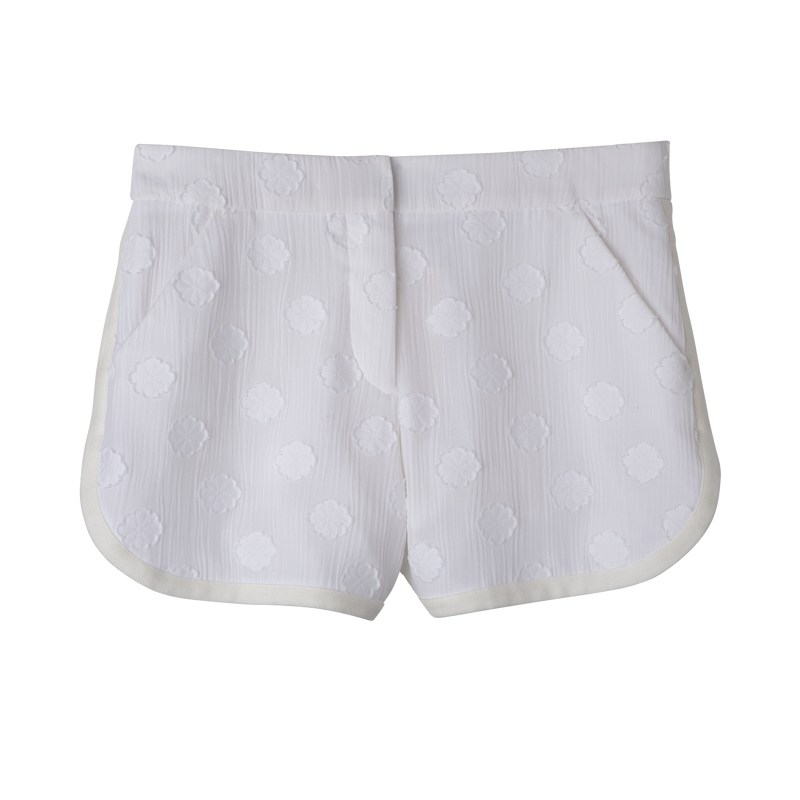 Longchamp Shorts Ecru | HP4108536