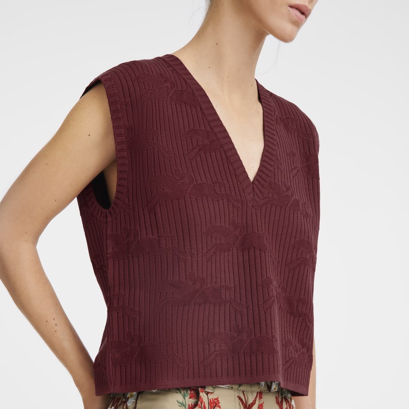 Longchamp Sleeveless Sweater Sienna | PS3582497