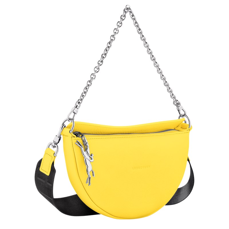 Longchamp Smile S Crossbody Bag Amarillo | KA3482561