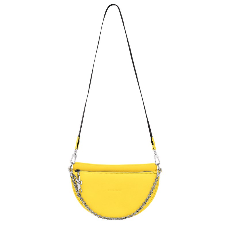 Longchamp Smile S Crossbody Bag Amarillo | KA3482561