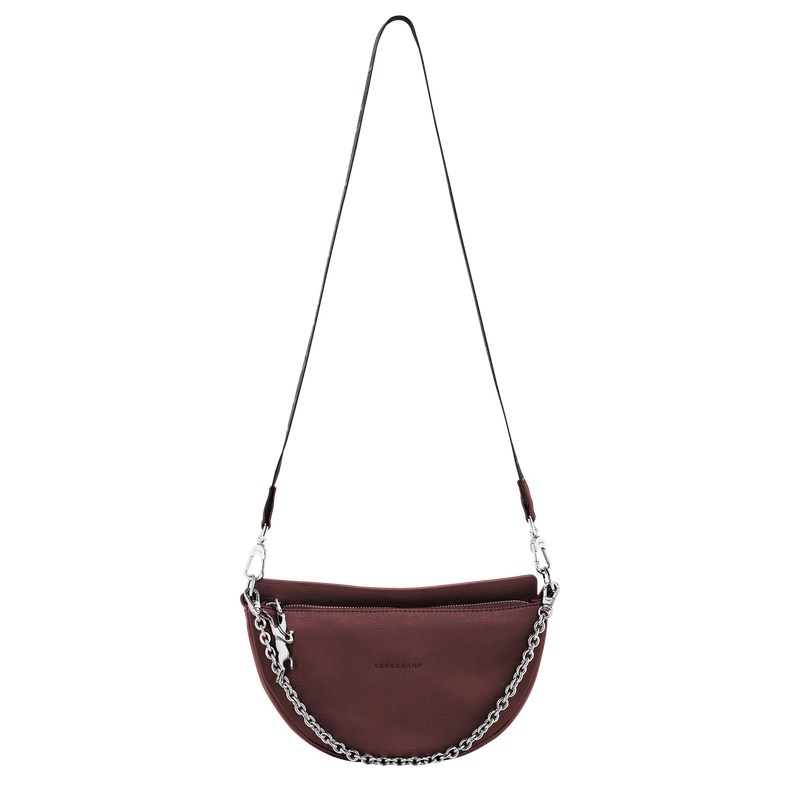 Longchamp Smile S Crossbody Bag Plum | HT4725108